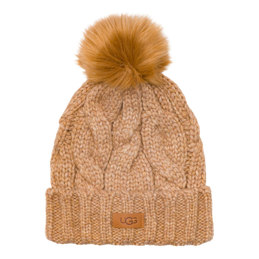 UGG Women's Cable Beanie with Pom