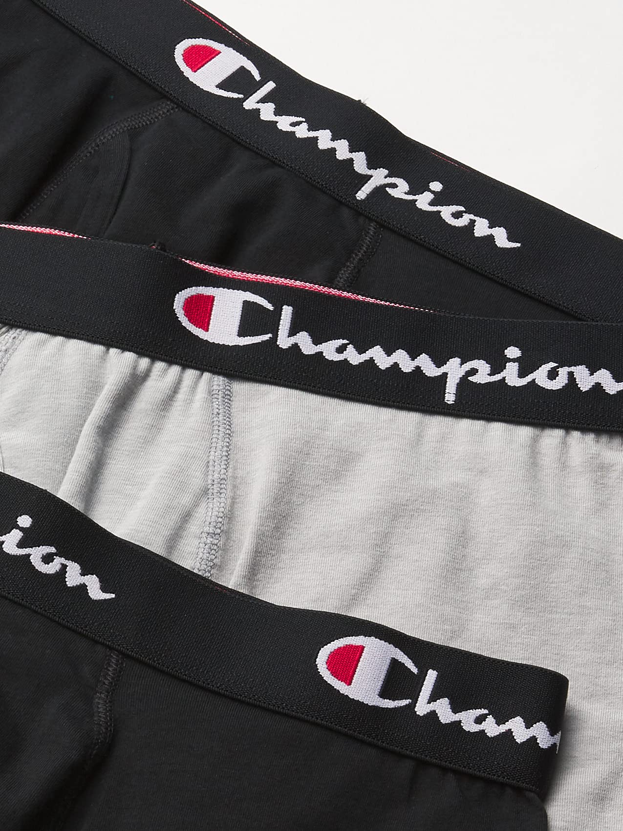 Champion Men's Every Day Comfort Stretch Cotton Boxer Briefs (3 Pack)