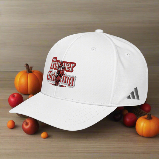 Forever Grinding *(Adidas) White-Red performance cap