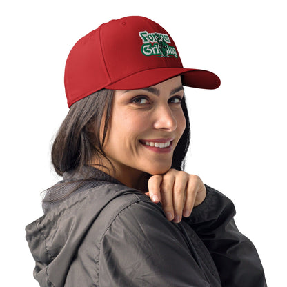 Forever Grinding *(Adidas) Red-Forest Green performance cap