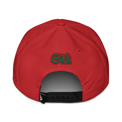 Forever Grinding *(Adidas) Red-Forest Green performance cap