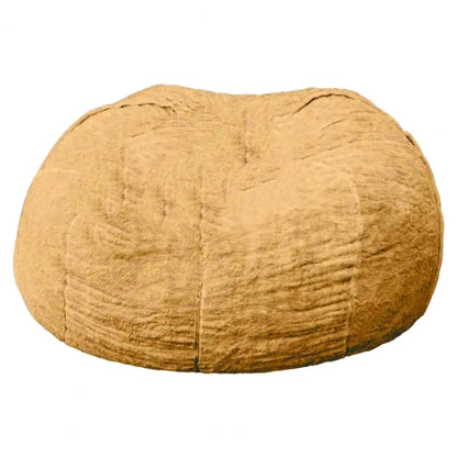 Useful Sofa Bean Bag Flexible Bean Bag Cover Anti-fading Indoor Oversized Bean Bag Chair Cover  Dust-proof