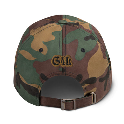 Forever Grinding Old Gold-Black Camouflage Hat