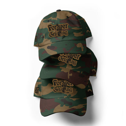 Forever Grinding Old Gold-Black Camouflage Hat