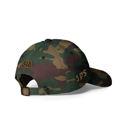 Forever Grinding Old Gold-Black Camouflage Hat