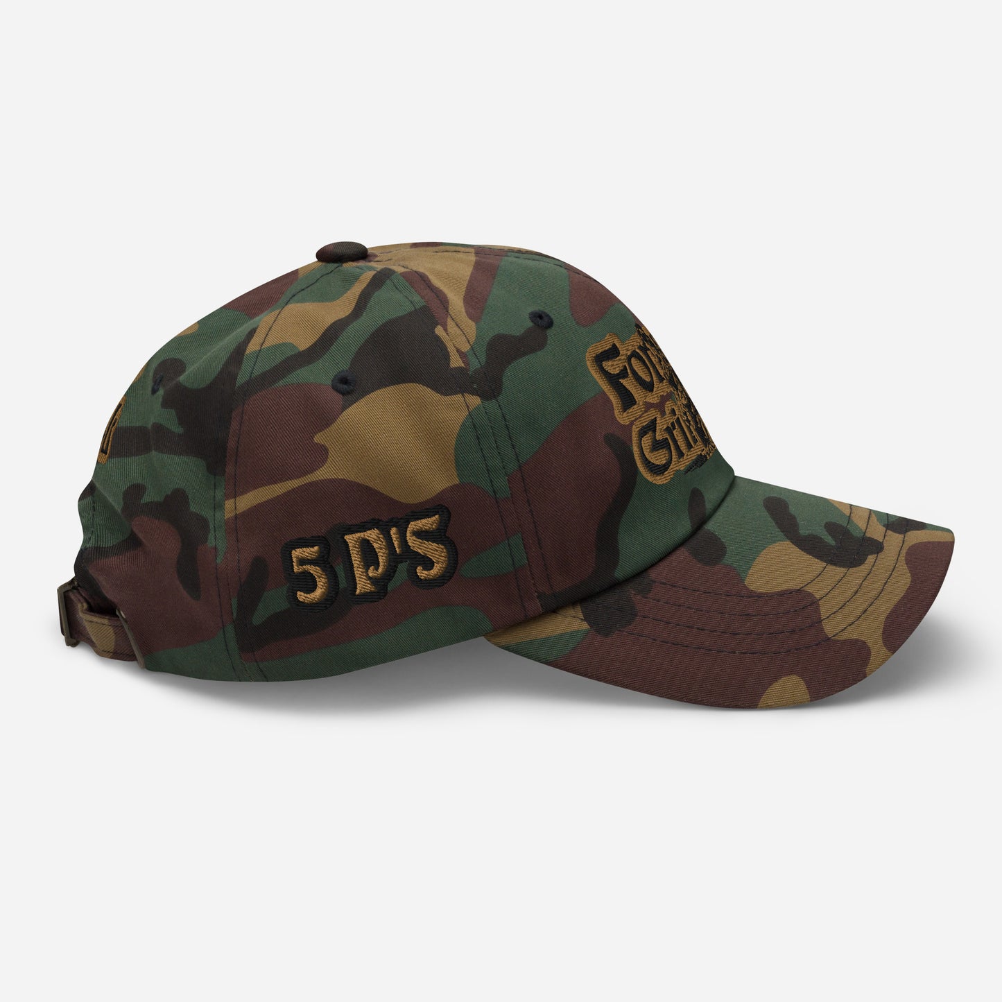 Forever Grinding Old Gold-Black Camouflage Hat