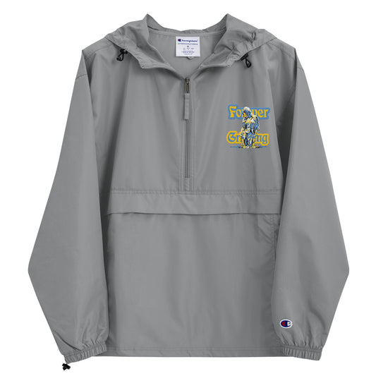 Champion Grey Blue Packable Jacket